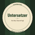  
 
 Untersetzer aus Holz &ndash; handmade mit...