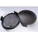 NKNEU schwarz matt lackiert Nabenkappen Felgendeckel 74,5 mm Mercedes 4 St.