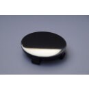 TTE  + Alu Logo chrom blank Nabenkappen Felgendeckel 56 mm Borbet Aluett ,4 St.