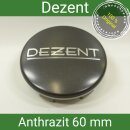 ZT 2010 / N07 Dezent anthrazit matt Nabenkappen Felgendeckel 60  mm 1 St.