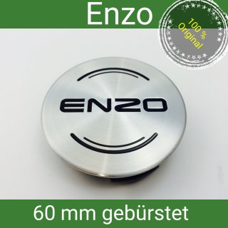ZE 1300 / N06 /ZA 1327 Enzo gebürstet Nabenkappen Felgendeckel 60  mm 1 St.