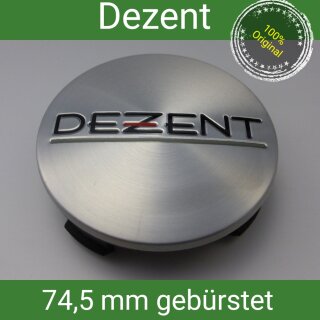 ZT 2310  Dezent gebürstet Nabenkappen Felgendeckel 74,5  mm 1 St.
