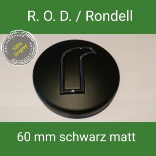 Rondell R.O.D.  Orginal  schwarz matt Nabenkappen  Felgendeckel 60 mm 1 St.