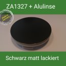 ZA 1327 / N06 + Alu Emblem schwarz matt  Nabenkappen 60 mm AEZ Dezent Enzo Dotz  4 St.