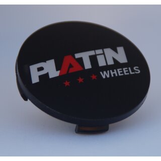 N 32 Platin Orginal schwarz matt Nabenkappen  Felgendeckel 64 mm 1 St.