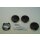 M57 schwarz matt  Nabenkappen  Felgendeckel  56 mm BMW , Brock , RC  4 St.