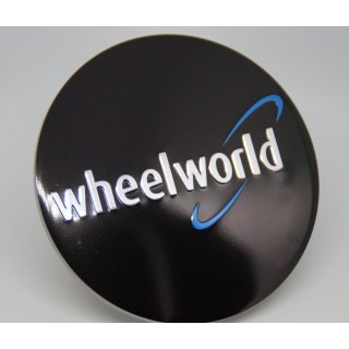 Wheelworld 77 mm 1 Stück Orginal Nabenkappen  Felgendeckel schwarz P9507  WH14 WH 26 WH 28