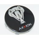 Axxion 70 mm 1 Stück Orginal Nabenkappen  Felgendeckel schwarz Z 07 - 5