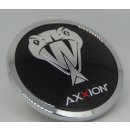 Axxion 69 mm 1 Stück Orginal Nabenkappen  Felgendeckel schwarz matt  Z 08