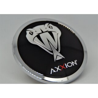 Axxion 69 mm 1 Stück Orginal Nabenkappen  Felgendeckel schwarz glänzend  Z 08