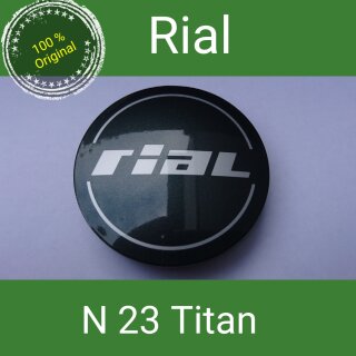 N 23 Rial Orginal Titan Nabenkappen  Felgendeckel 60 mm 1 St. Milano