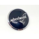Wheelworld 69 mm 1 Stück Orginal Nabenkappen  Felgendeckel schwarz glänzend  Z 08