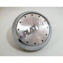 LZ106  Platin Orginal gebürstet silber chrom Nabenkappen  Felgendeckel 66  mm