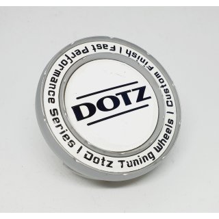 ZO 2001 Dotz FAST SEVENT Nabenkappe weiß glänzend / silber 62 mm 1 St.