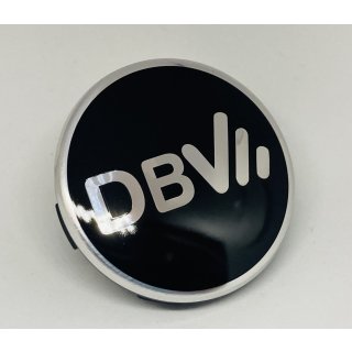 DBV 60 mm schwarz glänzend Original  Nabenkappen  Felgendecke 1 Stück U1MF