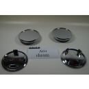 A01 chrom Nabenkappen Träger 68 mm Audi RH  Artec  4 St.