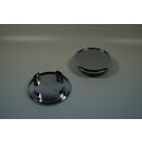 A01 chrom Nabenkappen Träger 68 mm Audi RH  Artec  4 St.
