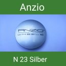 N 23 Anzio Orginal silber Nabenkappen  Felgendeckel 60 mm...