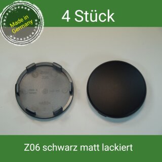 Z06 schwarz matt lackiert 4 St.