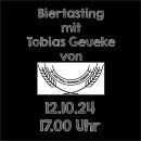 12.10.24 Biertasting mit Craftvoll-Schmallenberg um 17.00...