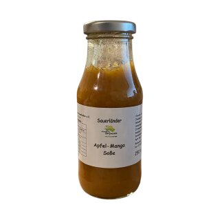 Sauerländer Apfel-Mango Soße 250 ml.