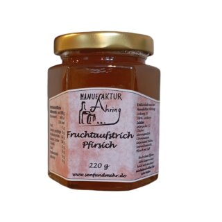 Pfirsich Sauerländer Fruchtaufstrich