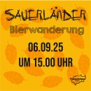 06.09.25  um 15.00 Uhr Sauerländer Bierwanderung