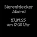 27.09.25. um 17.00 Uhr  Bierentdecker Abend