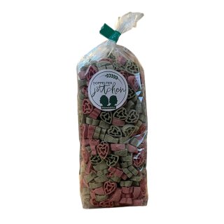 Eiernudeln Rot-Grüne Herzen 300g