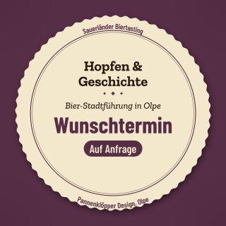 Hopfen & Geschichte – Olper Stadtführung mit Biergenuss