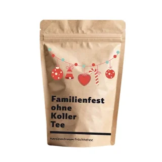 Familienfest ohne Koller Tee -Tee Give Away mit Humor