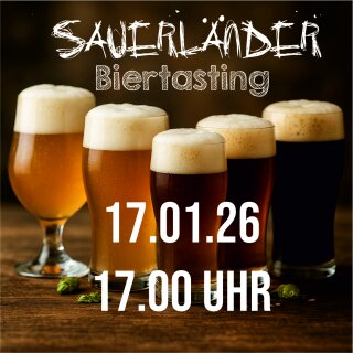 17.01.26 Sauerländer Biertasting um 17.00 Uhr
