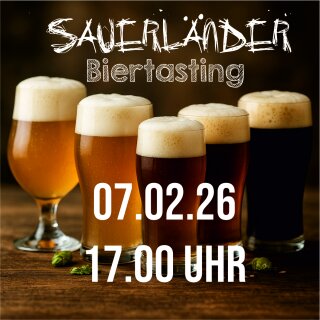 07.02.26 Sauerländer Biertasting um 17.00 Uhr