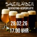 28.02.26 Sauerländer Biertasting +Vesperplatte  um...