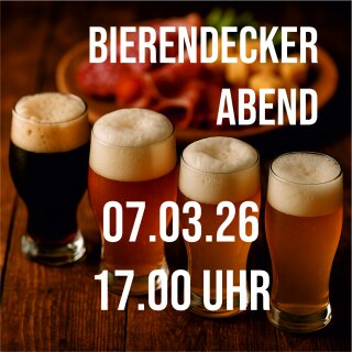 07.03.25. um 17.00 Uhr  Bierentdecker Abend