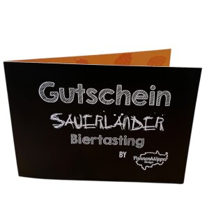 Gutschein – Sauerländer Bierwanderung