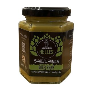 Sauerländer Biersenf mit Pannenklöpper Helles