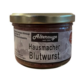 Hausmacher Blutwurst im Glas