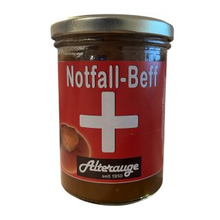 Notfall-Beff im Glas
