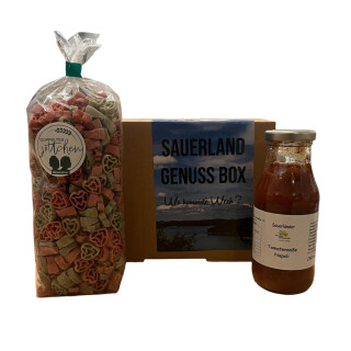 Kleine Sauerland Genuss Box "Wo kommst`e wech? Nudel Liebe