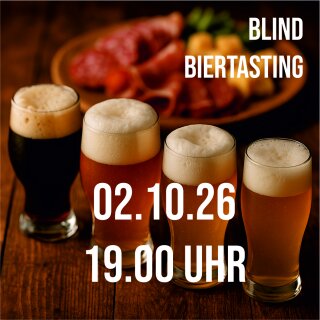 02.10.26 Blind-Biertasting  um 19.00 Uhr