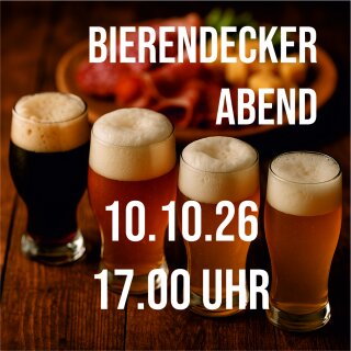 10.10.26. um 17.00 Uhr  Bierentdecker Abend