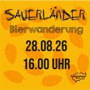 28.08.26  um 16.00 Uhr Sauerländer Bierwanderung