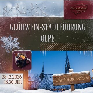 Glühwein-Stadtführung Olpe 28.12.2026 um 18.30 Uhr