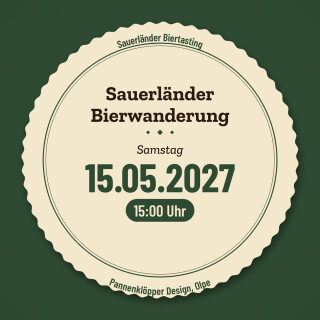 15.05.27  um 15.00 Uhr Sauerländer Bierwanderung