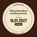 16.01.27 um 17.00 Uhr Biertasting Winterliche Biere mit...
