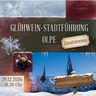 Glühwein-Stadtführung Olpe 29.12.2026 um 18.30 Uhr