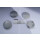 N 23  grau Nabenkappen  Felgendeckel 60 mm Rial Alutec  4 St.